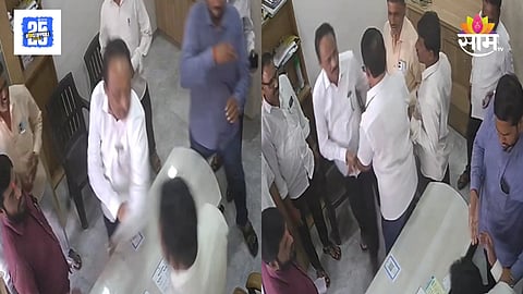Former Minister Harshvardhan Patil brother Udaysinh Patil beaten doctor