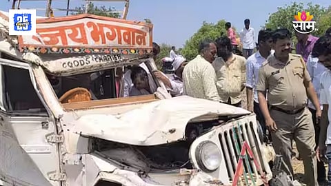 Ashti taluka horrific pickup accident Three female laborers die