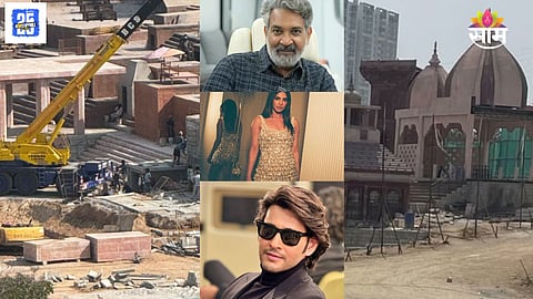 SS Rajamouli Building a Set For SSMB 29
