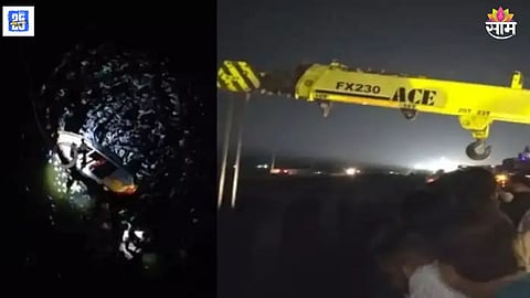 Car crashes through bridge railing and drowns in Buxar Ganga