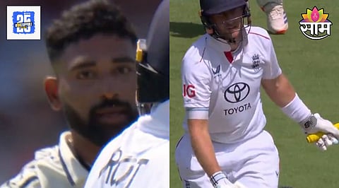Ind Vs Eng mohammad siraj confronts joe root