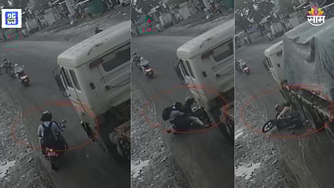 Pune tragic accident CCTV video goes viral 