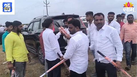 Dharashiv News: अरे देवा! विद्यार्थ्यांना देण्यात येणाऱ्या छत्र्या शिवसेना कार्यकर्त्यांनीच पळवल्या|Video