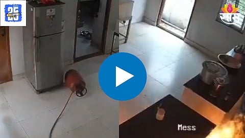 LPG Cylinder Blast video