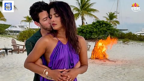 Priyanka Chopra kiss Nick Jonas