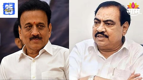 Eknath Khadse Girish mahajan