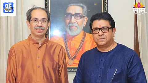 Raj Thackeray and Uddhav Thackeray meet in front of Balasaheb’s photo at Matoshree