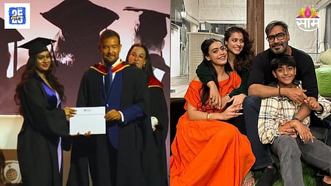 Ajay Devgan Kajol daughter Nysa Devgan Graduation