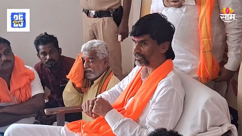Maratha leader Manoj Jarange Patil 