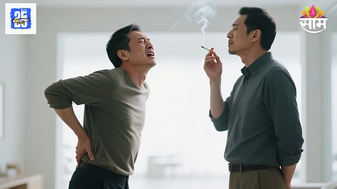 Cigarettes weaken bones