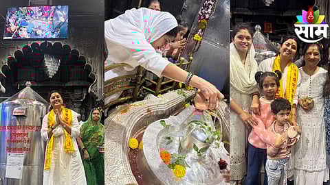 Prajakta Mali Visits Bhima shankar Jyotirling