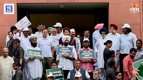 Opposition INDIA alliance protest