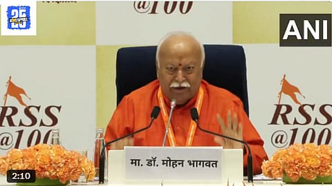 RSS chief Mohan Bhagwat at centenary event