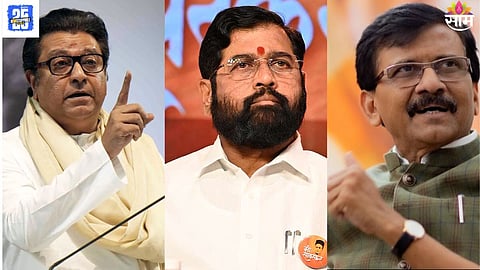 Raj Thackeray and Sanjay Raut intensify attack on Eknath Shinde over Manoj Jarange’s Maratha quota protest in Mumbai.