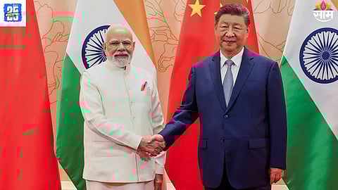 PM Modi and President Xi Jinping during their bilateral meeting ahead of the SCO Summit in Tianjin.