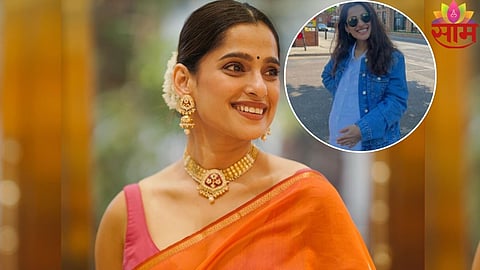 Actress Priya Bapat Pregnant Look Viral
