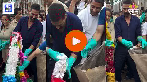 Akshay Kumar Beach Cleanup