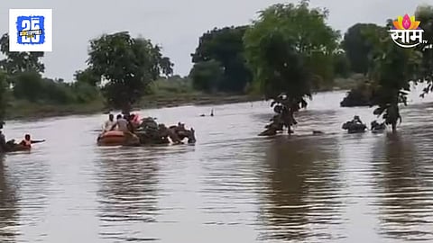 Nanded Heavy Rain : नांदेड शहराला पावसाचा फटका; नांदेड ते मुदखेड महामार्गावरील वाहतूक बंद