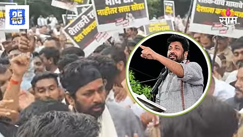 Janaakrosh Morcha : जिल्हाधिकारी कार्यालयात घुसण्याचा प्रयत्न, बच्चू कडू यांच्यासह ११ जणांविरोधात गुन्हा