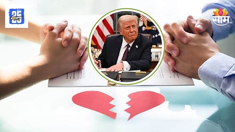 Donald Trump : डोनाल्ड ट्रम्प यांच्या निर्णयाचा तरुणाला मोठा फटका;  एच १ बी व्हिसा नियम बदलताच लग्न मोडलं