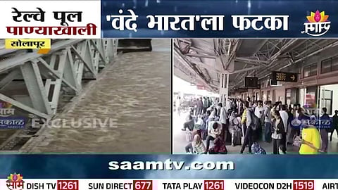 Solapur Vande Bharat Express flood delay 