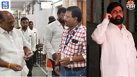 Deputy CM Eknath Shinde speaking to Akola Police Chief about burn case incident.