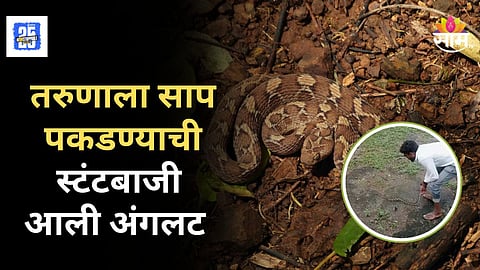 Snake Tragedy : साप पकडण्याचं धाडस जीवावर बेतलं, जालन्यात ३० वर्षाच्या तरुणाचा मृत्यू