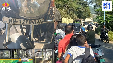 Pune Accident Between PMPML Bus and Bike