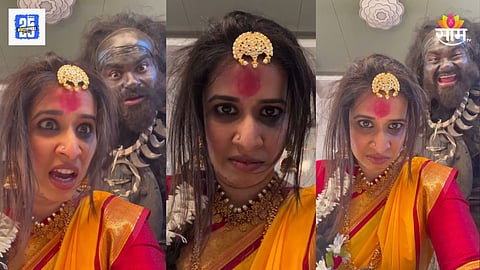 Shreya Bugde- Kushal Badrike Diwali Wishes