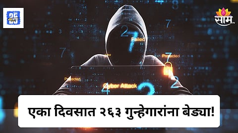 Operation Cy-Hunt : 'ऑपरेशन साय-हंट'!  एकाच दिवशी २६३ गुन्हेगारांना अटक, पोलिसांची मोठी कारवाई