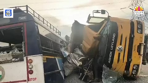 Telangana Highway Accident 