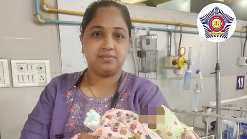 one month old baby abandoned in Mumbai 
