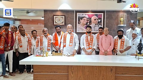 BJP leaders join Eknath Shinde’s Shiv Sena in Nandurbar