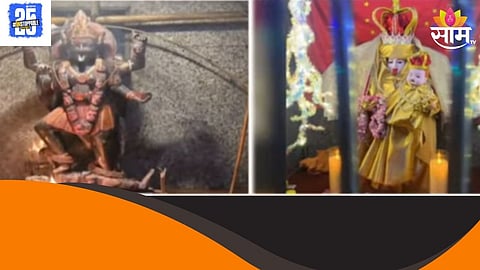 Kali Mata Idol Transformed Into ‘Mother Mary’ In Chembur