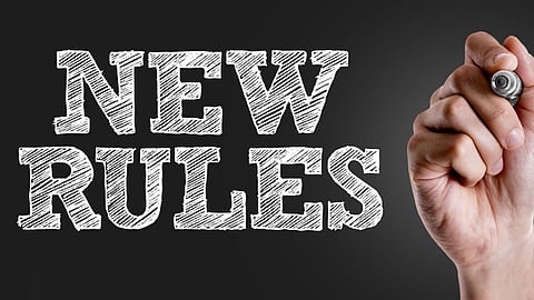 New Rules From Today