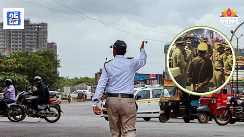 Pune Police : वाहतूक कोंडीची कटकट मिटवण्यासाठी थेट आयुक्त रस्त्यावर उतरले, भल्यापहाटे घेतला आढावा