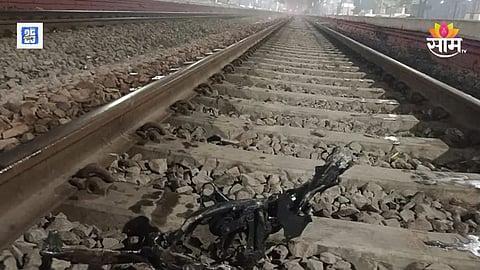 Roja railway station train accident news