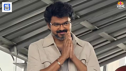 Thalapathy Vijay Falls Down