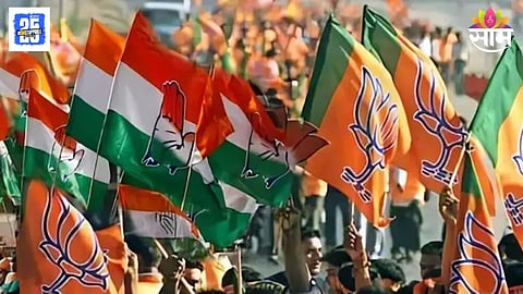 BJP Congress workers clash in Bhiwandi civic elections