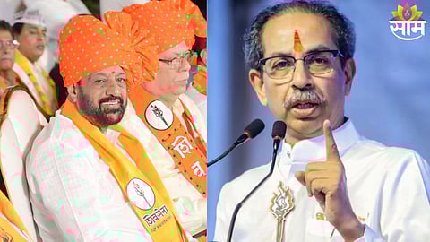 BJP candidate Ganesh Khankar addressing supporters during the Ward 7 election campaign in Mumbai.