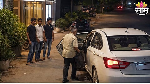 CCTV footage shows the Mumbai businessman leaving the hotel and traveling to Hathras voluntarily.