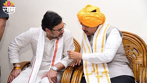 Dhananjay Munde shares the stage with CM Devendra Fadnavis during an event in Beed, triggering political speculation.