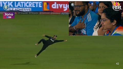 IND vs NZ :  फिलिप्सची बाप फिल्डिंग;  रोहित-गिल झाले शॉक, प्रेक्षकांची वाढली धकधक | Video  