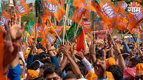 BJP leader and Union Minister Pankaja Munde addressing a public rally in Nashik ahead of civic elections.