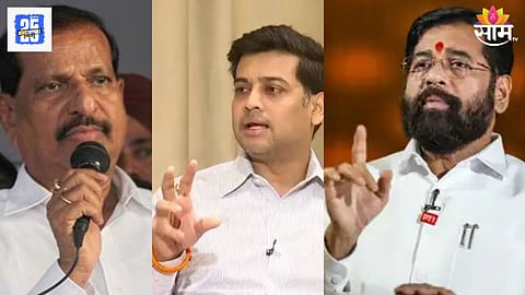 Ganesh Naik Shrikant Shinde and Eknath Shinde navi Mumbai municipal Election 