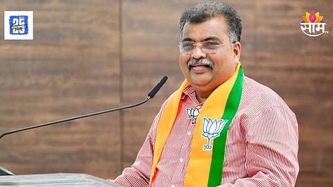 Ravindra Chavan : मराठी माणसाच्या नावावर राजकारण करणाऱ्यांनी आधी इतिहासात डोकवावं, रवींद्र चव्हाणांचा घणाघात 