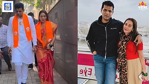 Actress Tejaswini Lonari husband Former corporator Samadhan Sarvankar