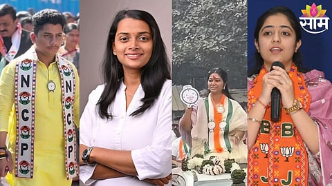 Anjali Orse, one of Pune’s youngest corporators, celebrates her historic victory from Gokhalenagar ward.