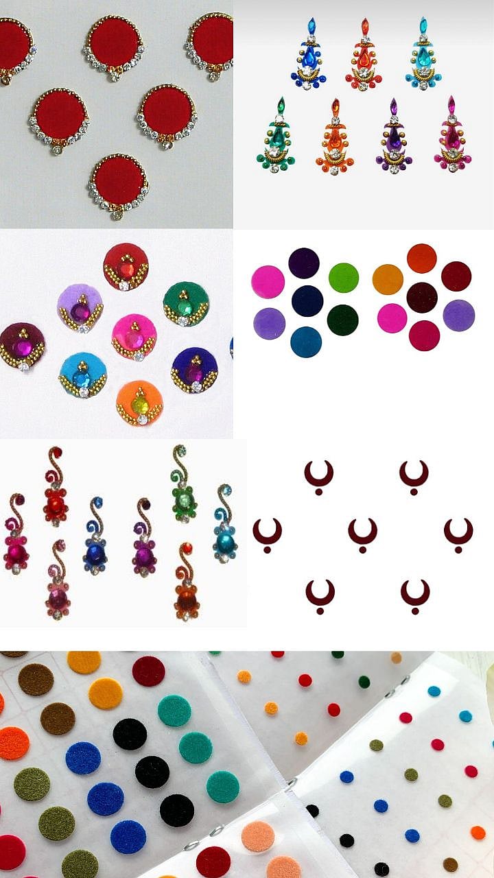 traditional tikli bindi designs latest trending patterns of diamond ...