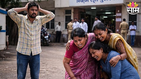 Family members of the deceased woman allege medical negligence at Amravati District Women’s Hospital and demand action against responsible doctors.